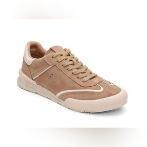 Ash Podium Suede Fashion Sneaker NIB Womens EU 40 In Noisette Tan